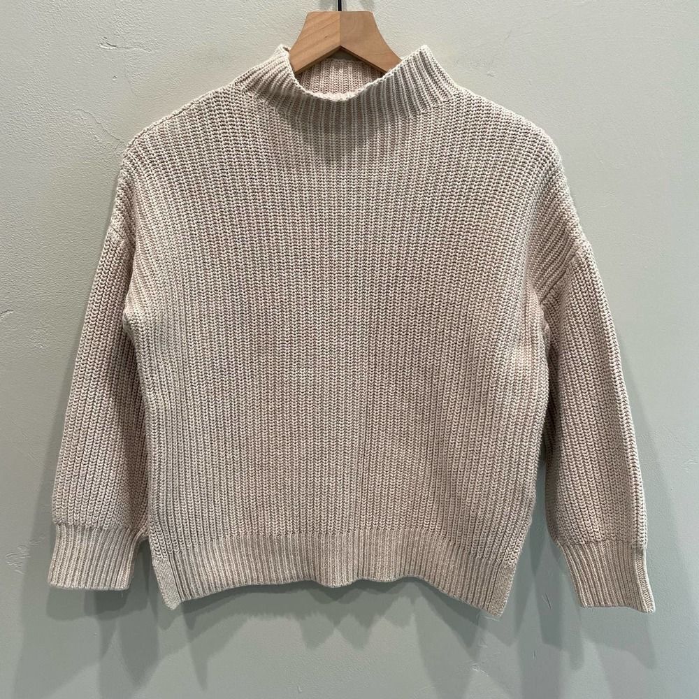 Cupcakes and Cashmere Ribbed Knit Tan Sweater - Size: XS